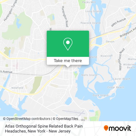 Atlas Orthogonal Spine Related Back Pain Headaches map