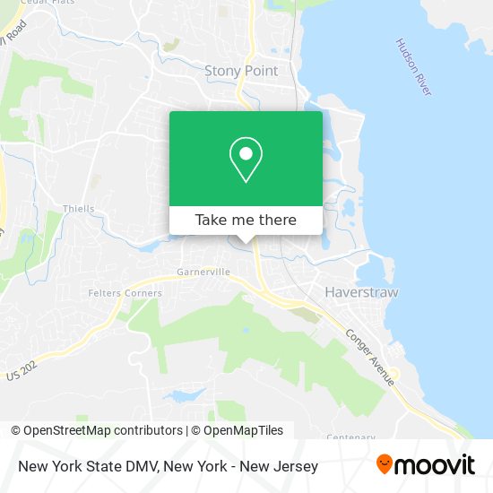 New York State DMV map