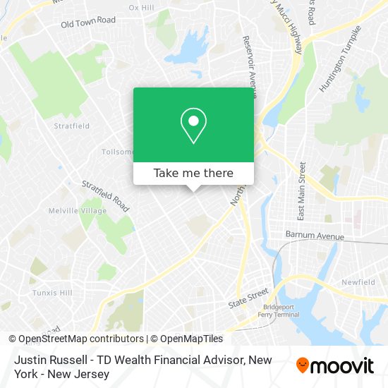 Justin Russell - TD Wealth Financial Advisor map