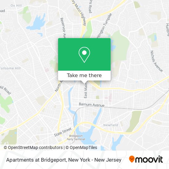 Apartments at Bridgeport map