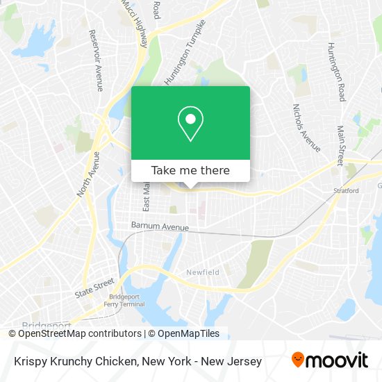 Mapa de Krispy Krunchy Chicken