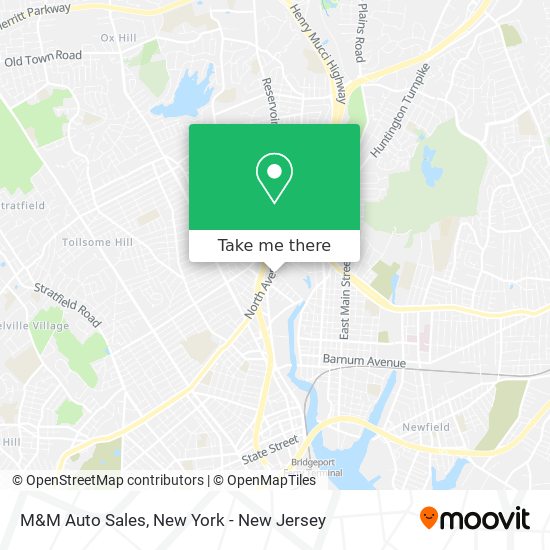M&M Auto Sales map
