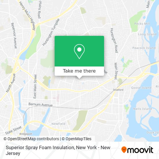 Mapa de Superior Spray Foam Insulation