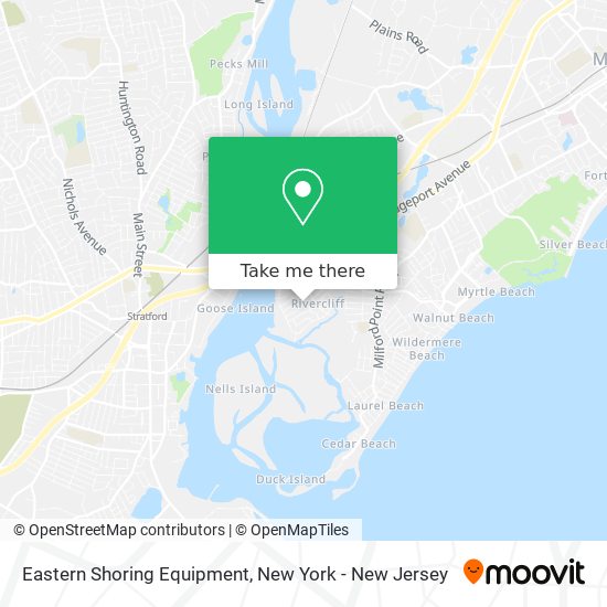 Eastern Shoring Equipment map