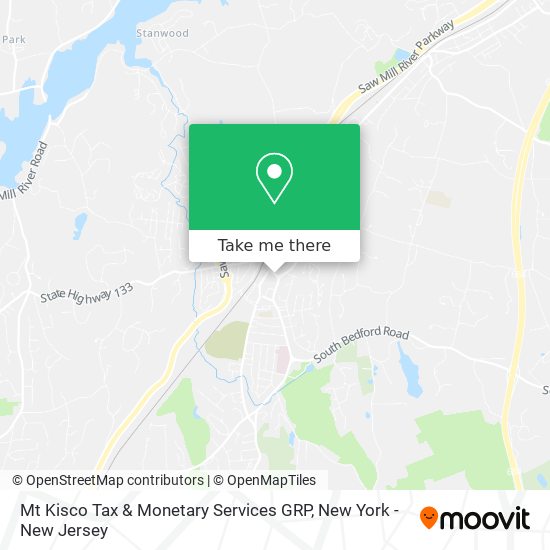 Mt Kisco Tax & Monetary Services GRP map