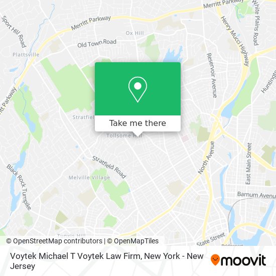 Mapa de Voytek Michael T Voytek Law Firm