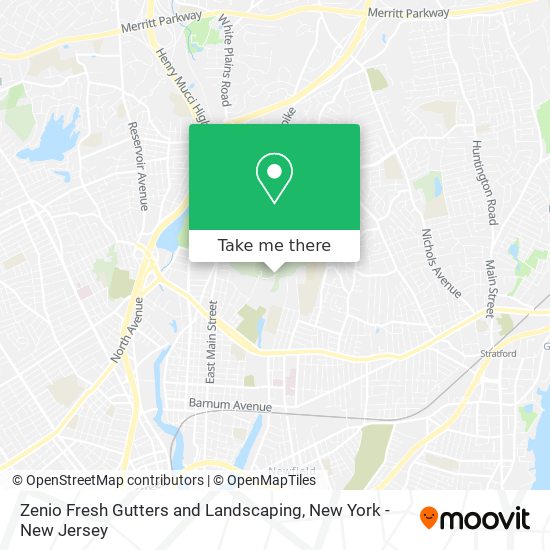 Zenio Fresh Gutters and Landscaping map