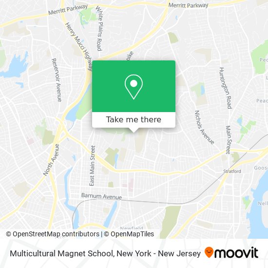 Multicultural Magnet School map