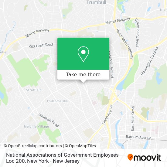 Mapa de National Associations of Government Employees Loc 200