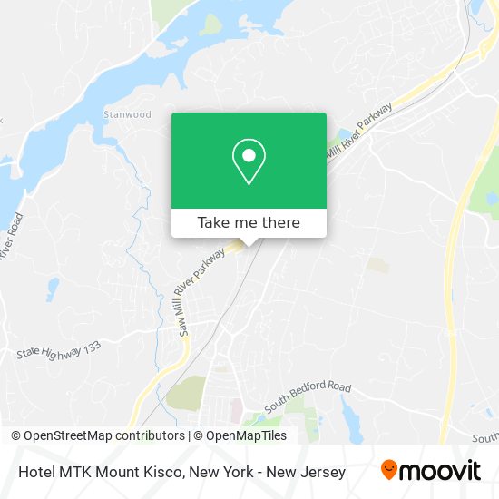 Mapa de Hotel MTK Mount Kisco