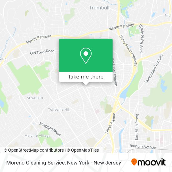 Moreno Cleaning Service map