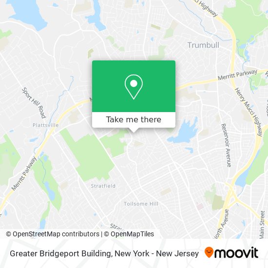 Greater Bridgeport Building map