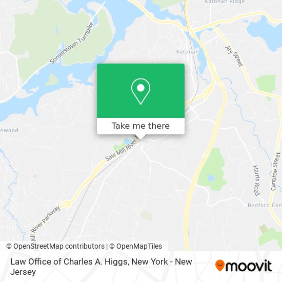 Law Office of Charles A. Higgs map