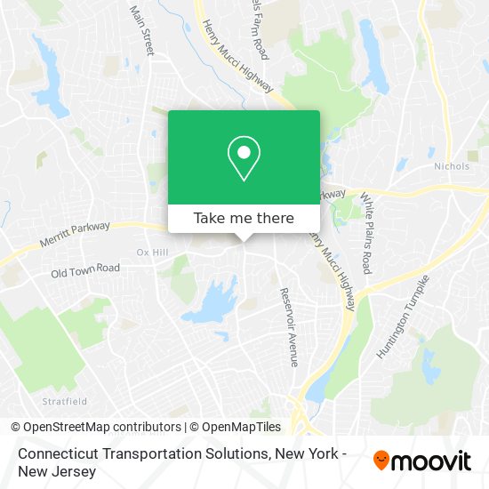 Mapa de Connecticut Transportation Solutions