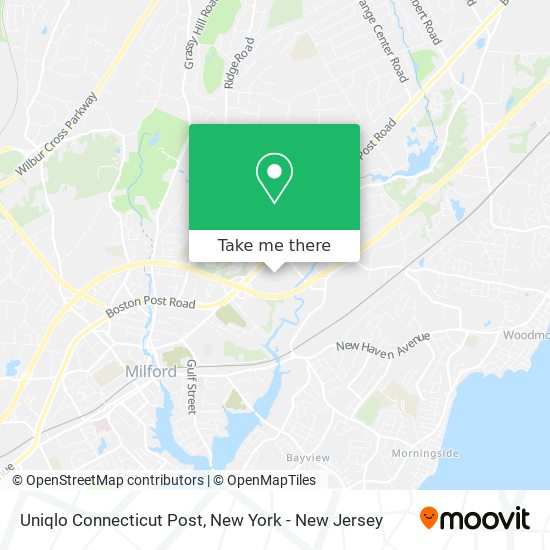 Mapa de Uniqlo Connecticut Post