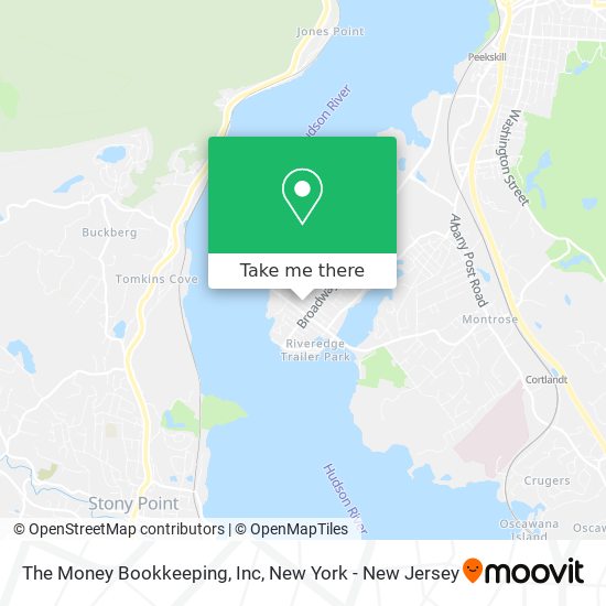 The Money Bookkeeping, Inc map