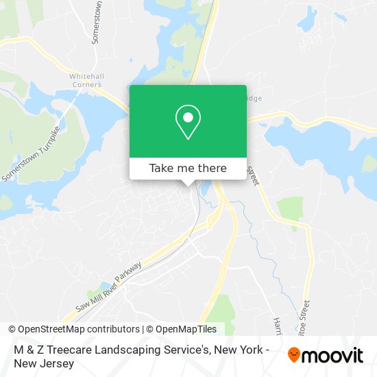 M & Z Treecare Landscaping Service's map