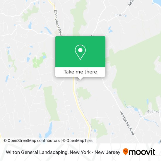 Wilton General Landscaping map