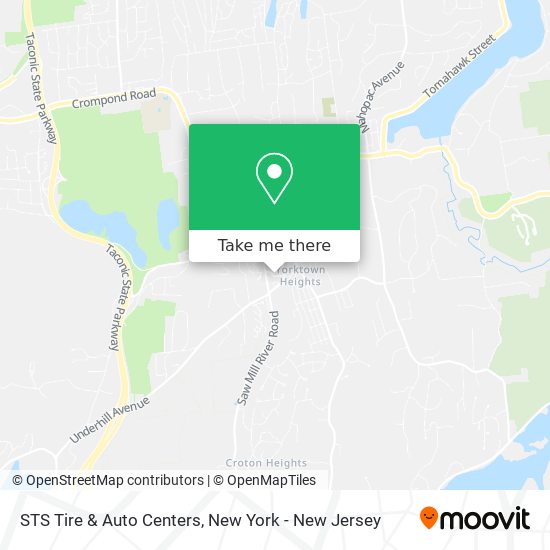 STS Tire & Auto Centers map