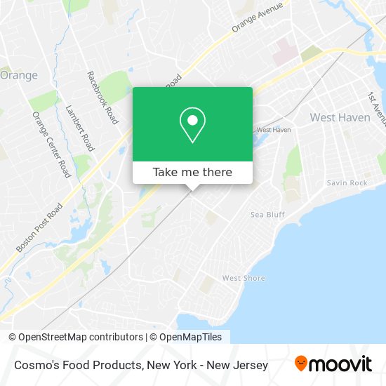 Cosmo's Food Products map
