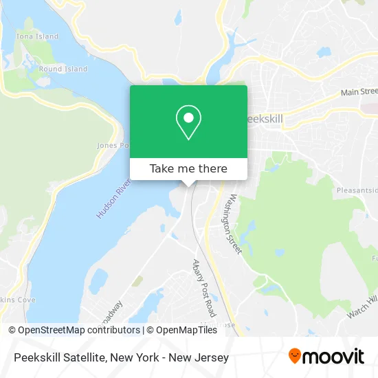 Peekskill Satellite map