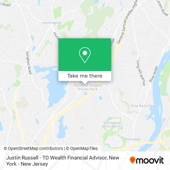Justin Russell - TD Wealth Financial Advisor map