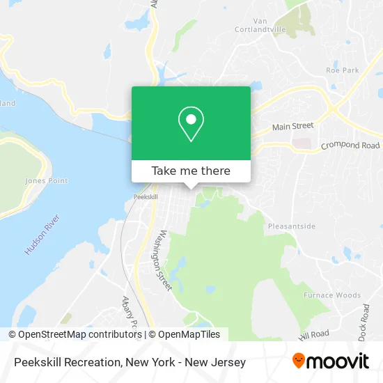 Peekskill Recreation map
