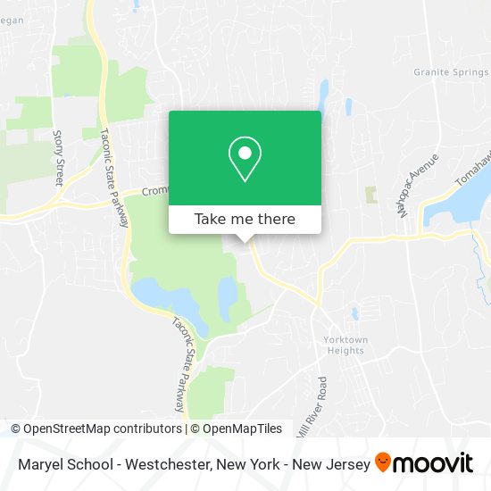 Maryel School - Westchester map