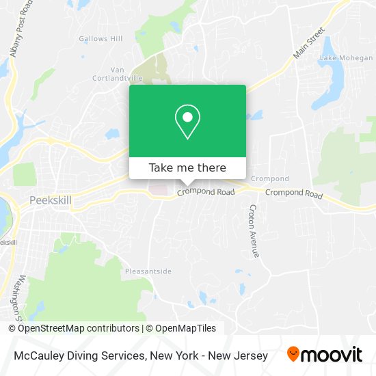 McCauley Diving Services map