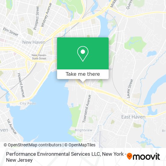 Performance Environmental Services LLC map