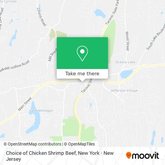 Choice of Chicken Shrimp Beef map