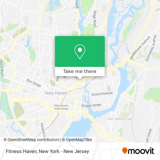 Fitness Haven map