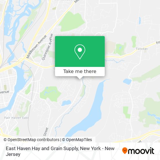 East Haven Hay and Grain Supply map