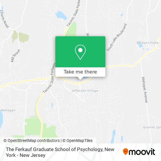 Mapa de The Ferkauf Graduate School of Psychology