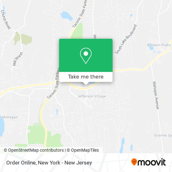 Order Online map