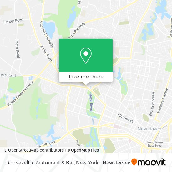 Roosevelt's Restaurant & Bar map