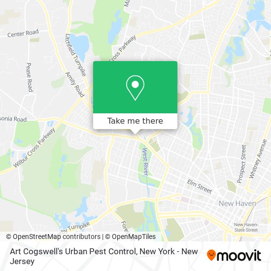 Art Cogswell's Urban Pest Control map