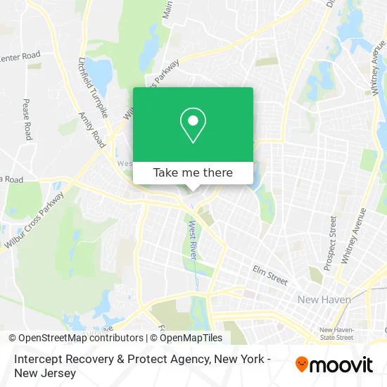 Intercept Recovery & Protect Agency map