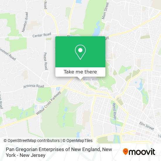 Mapa de Pan Gregorian Enterprises of New England