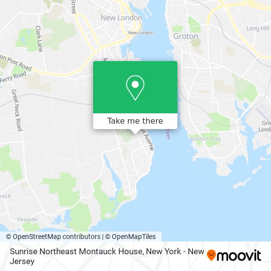 Sunrise Northeast Montauck House map