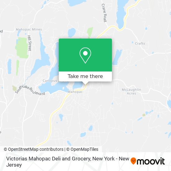Victorias Mahopac Deli and Grocery map