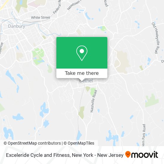 Exceleride Cycle and Fitness map