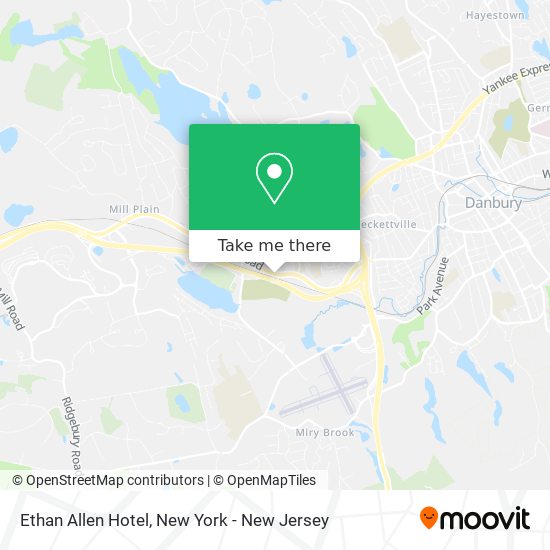 Mapa de Ethan Allen Hotel