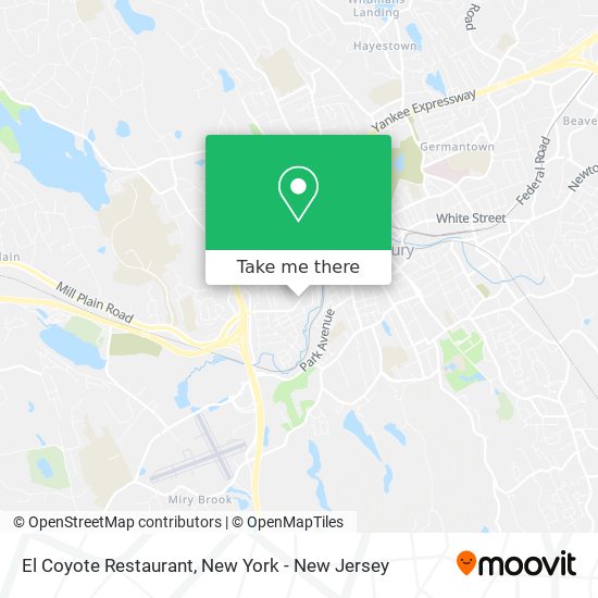 Mapa de El Coyote Restaurant