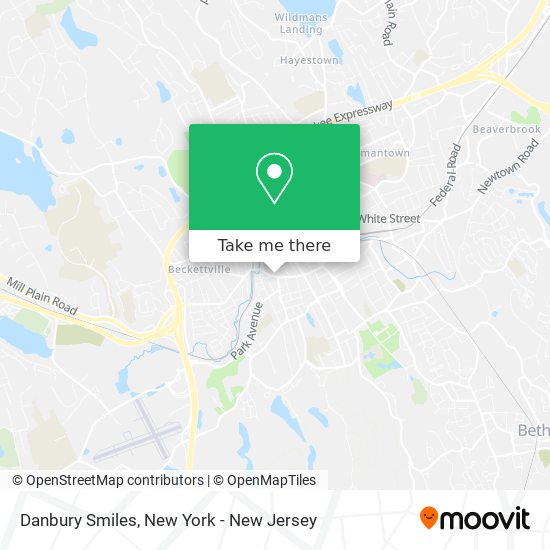 Danbury Smiles map