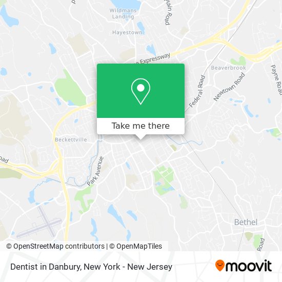 Mapa de Dentist in Danbury