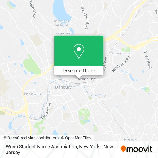 Wcsu Student Nurse Association map