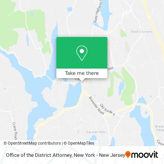 Office of the District Attorney map