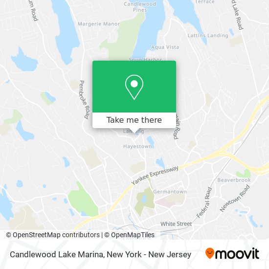 Mapa de Candlewood Lake Marina