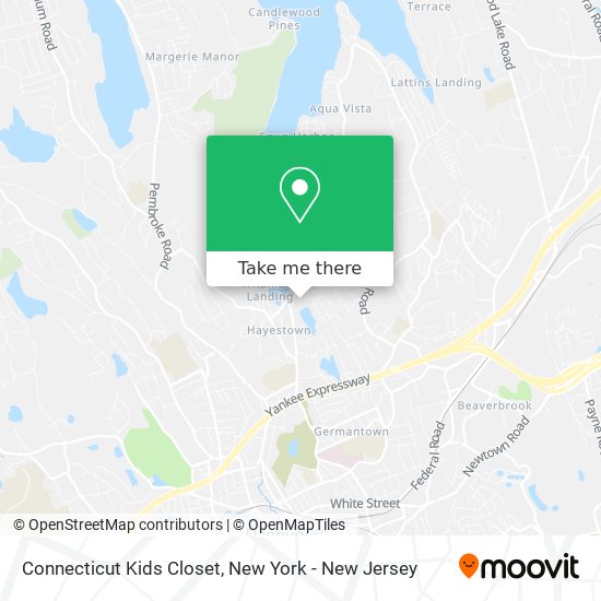 Connecticut Kids Closet map